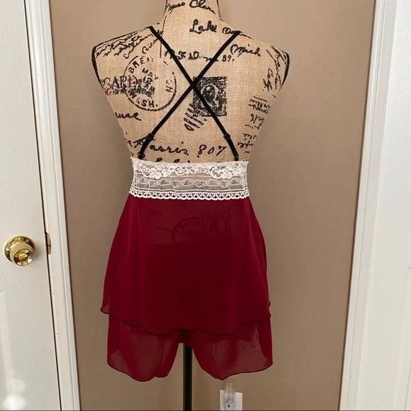 New Sheer Sexy Nightgown Kimono Robe Set​ - Picture 3 of 7